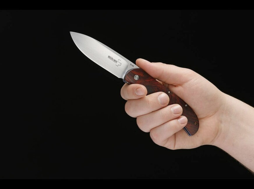 BÖKER® Exskelibur I zsebkés 8,9 cm, Cocobolo fa, titán