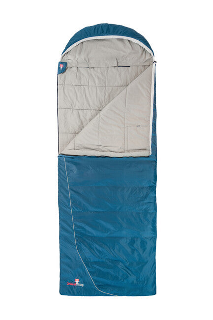 Grüezi-Bag Cotton Comfort Grueezi hálózsák, mély tengeri kék, jobbos