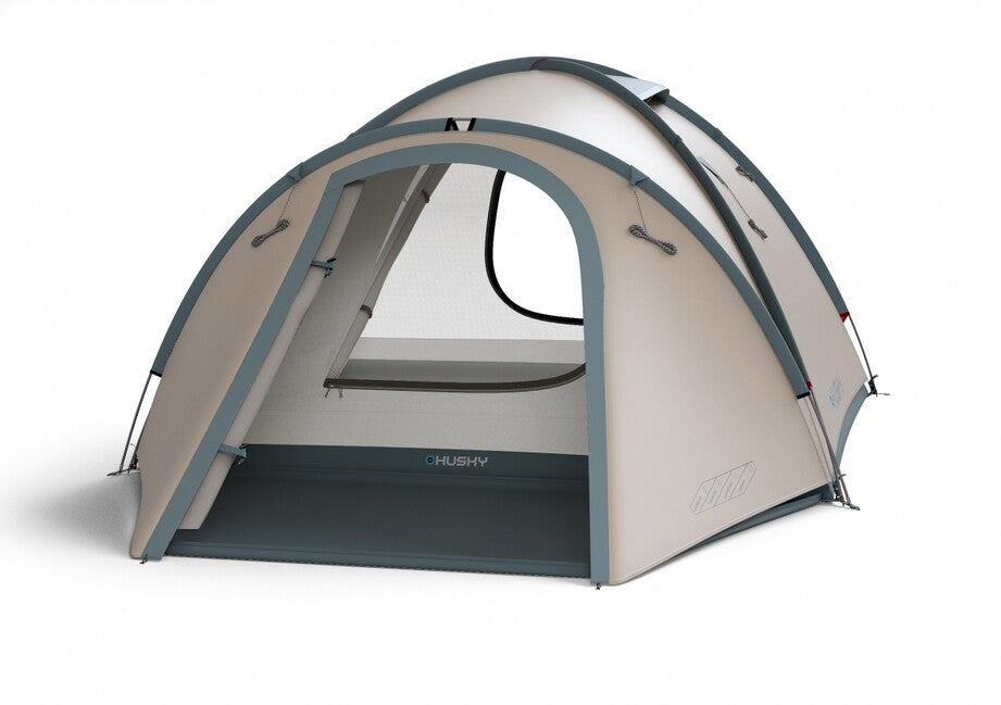 Husky Bizon 4 Classic családi sátor 4 személyre, light grey
