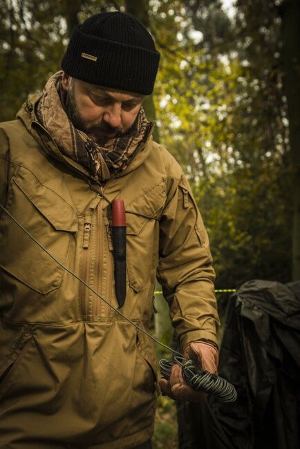 ATWOOD® 275 kötél 100 láb TAC48PACK VC, neon sárga és fekete csíkok