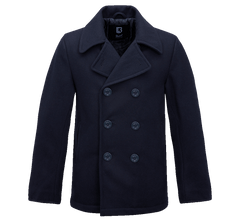 Brandit Pea Coat tengerészkék kabát