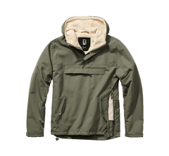 Brandit Windbreaker Sherpa kabát, olívazöld