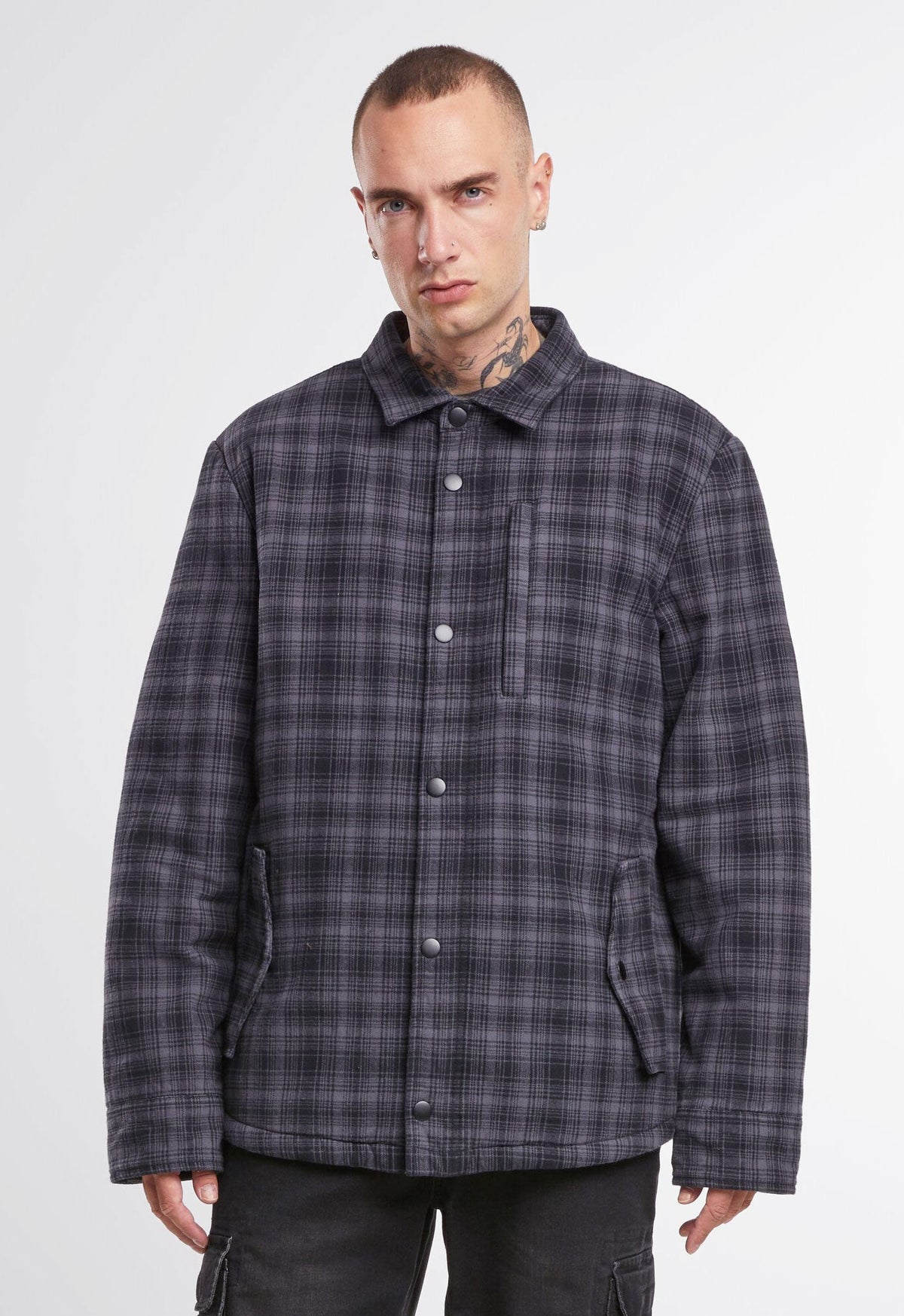 Brandit Classic Sherpa bunda, anthra-black