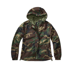 Brandit Summer Frontzip Windbreaker női kabát, Woodland