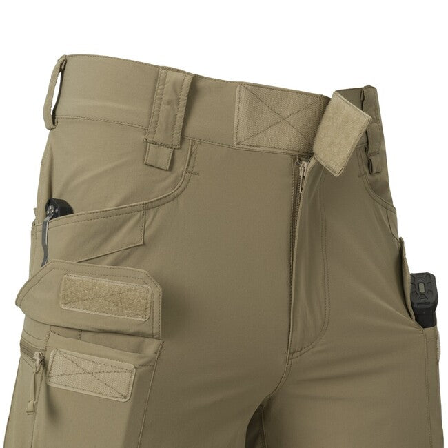 Helikon-Tex OTS 8.5" taktikai kültéri rövidnadrág VersaStretch Lite, Ash Grey / Black