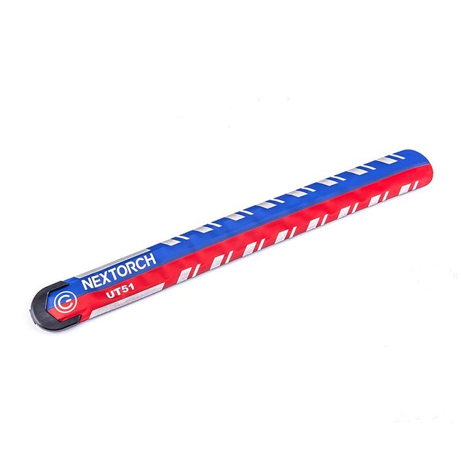 NexTorch® UT51 villogó biztonsági szalag, piros-kék