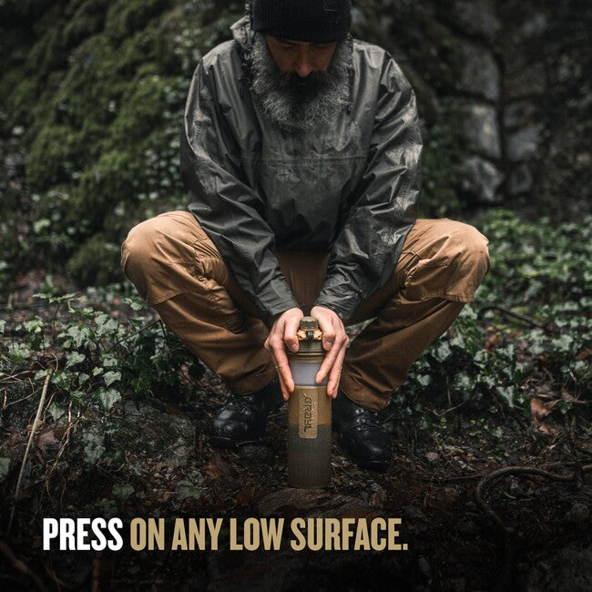GRAYL GeoPress Purifier szűrőpalack, Coyote Brown