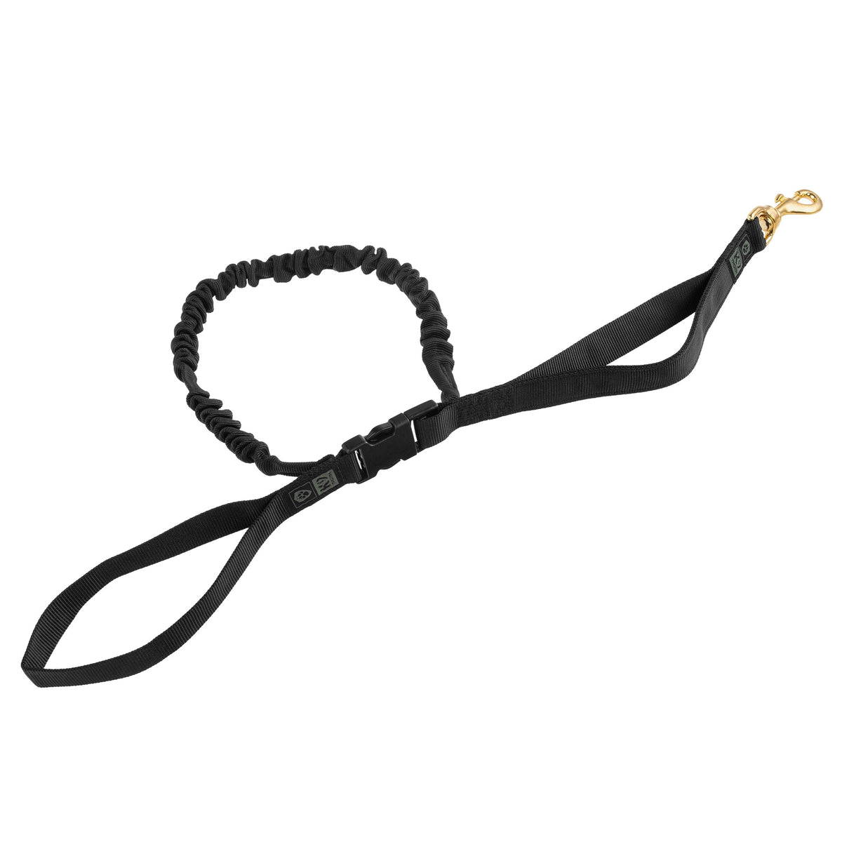 K9 Thorn póráz hangtompítóval, fekete, 272 cm