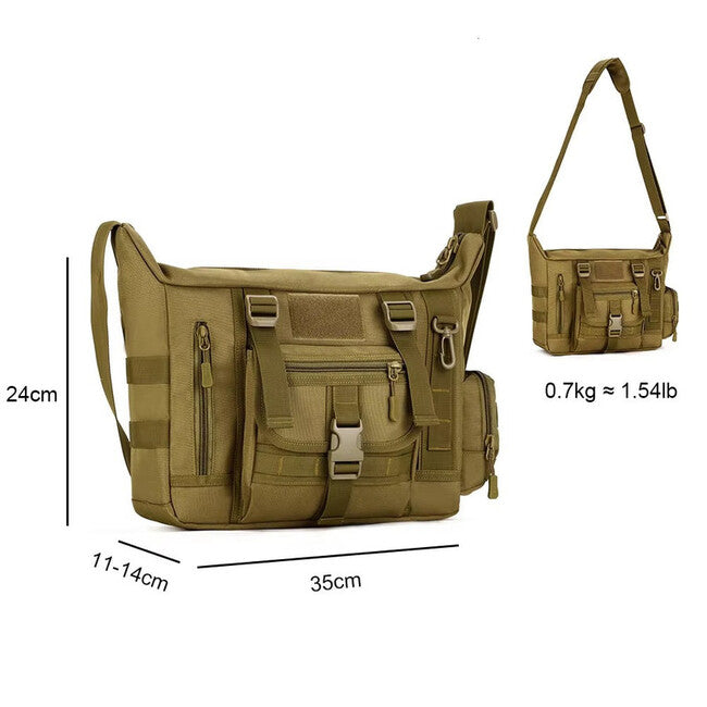 DRAGOWA Tactical Shrapnel taktikai válltáska, CP black