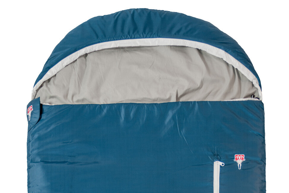 Grüezi-Bag Cotton Comfort Grueezi hálózsák, mély tengeri kék, jobbos