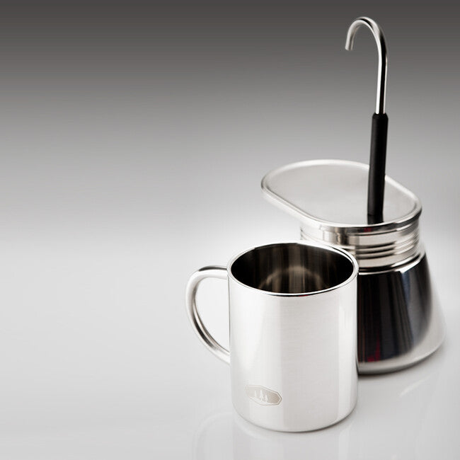GSI Outdoors Mini presso espresso csésze Stainless, 296 ml