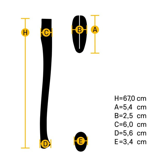 Hultafors Premium Curved HB AHC 650-50x20 HB fejsze nyél 842720 id