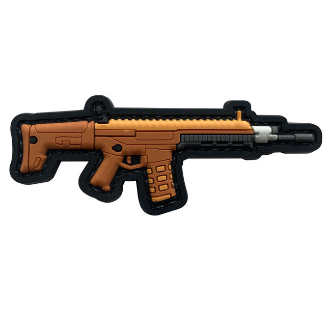WARAGOD 3D GUN felvarró PVC PATCH