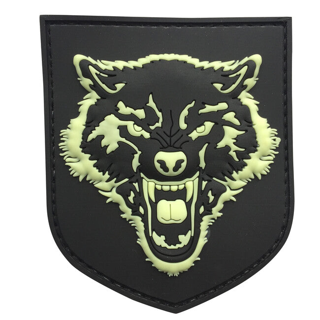 WARAGOD 3D Wolf PVC felvarró Glow Patch