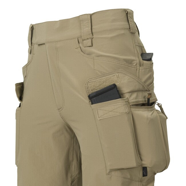Helikon-Tex OTS 8.5" taktikai kültéri rövidnadrág VersaStretch Lite, Mud Brown