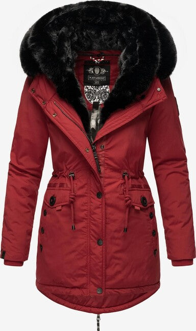 Navahoo Sweety Deluxe női téli parka, blood red