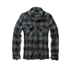 Brandit Checkshirt ing, szürke fekete