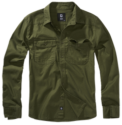 Brandit Flanellshirt ing, olívazöld