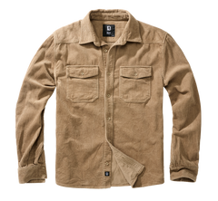 Brandit Corduroy Classic hosszú ujjú ing, camel