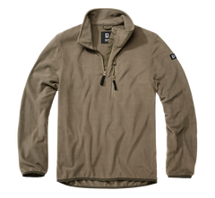 Brandit Fleece Troyer kabát, olívazöld