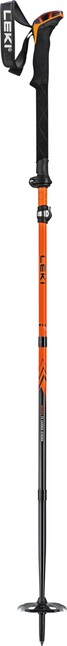 LEKI Sherpa FX Carbon Strong túrabot, narancssárga-denim kék, 120 - 140 cm