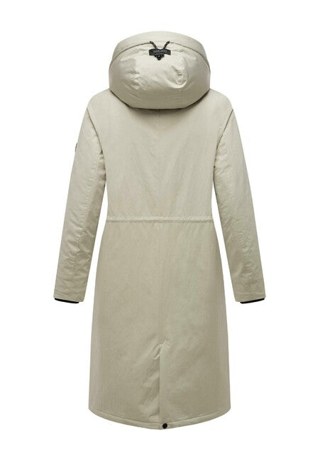 Marikoo Ledalaa női téli parka kapucnis, pebble grey
