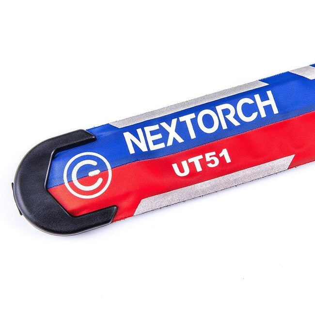NexTorch® UT51 villogó biztonsági szalag, piros-kék
