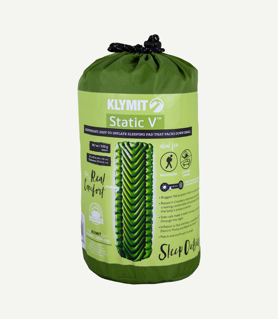 Klymit Static V kempingmatrac, zöld