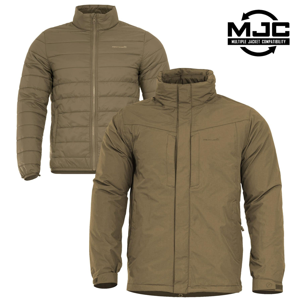 Pentagon Gen V 3.0 férfi téli kabát, coyote