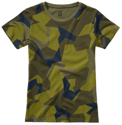 Brandit női póló M90, swedish camo