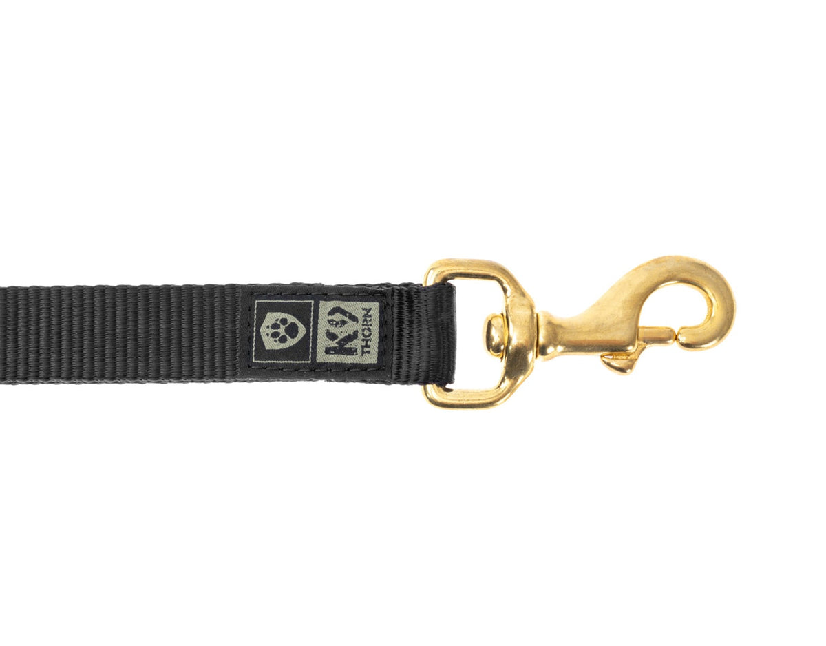 K9 Thorn rövid póráz, fekete, 30 cm