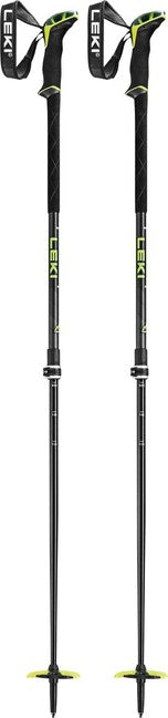 LEKI Guide 2 skialp bot, fekete/neon sárga/sötét antracit