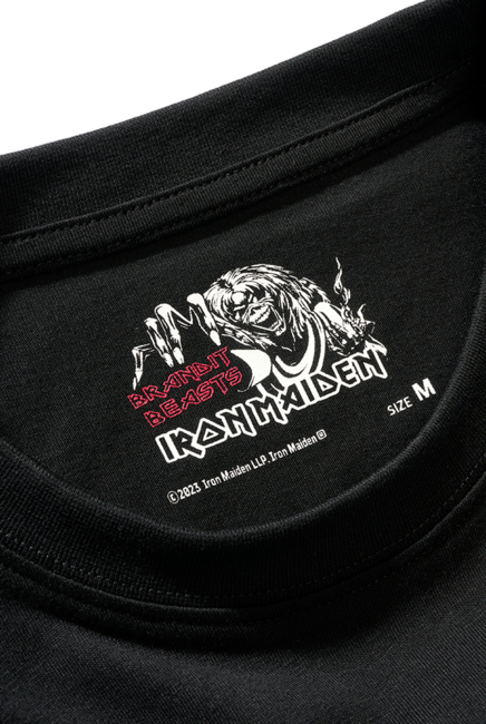 Brandit Iron Maiden póló Eddy Glow, fekete
