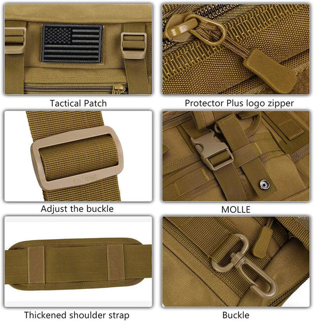 DRAGOWA Tactical Shrapnel taktikai válltáska, CP