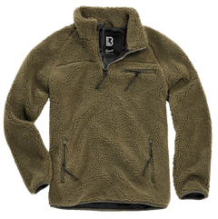 Brandit Teddyfleece Troyer polár kabát, olívazöld