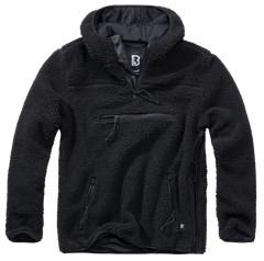 Brandit Worker pullover Teddyfleece, fekete