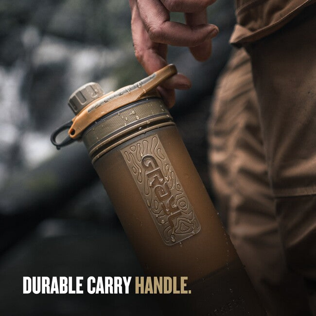 GRAYL GeoPress Purifier szűrőpalack, Coyote Brown
