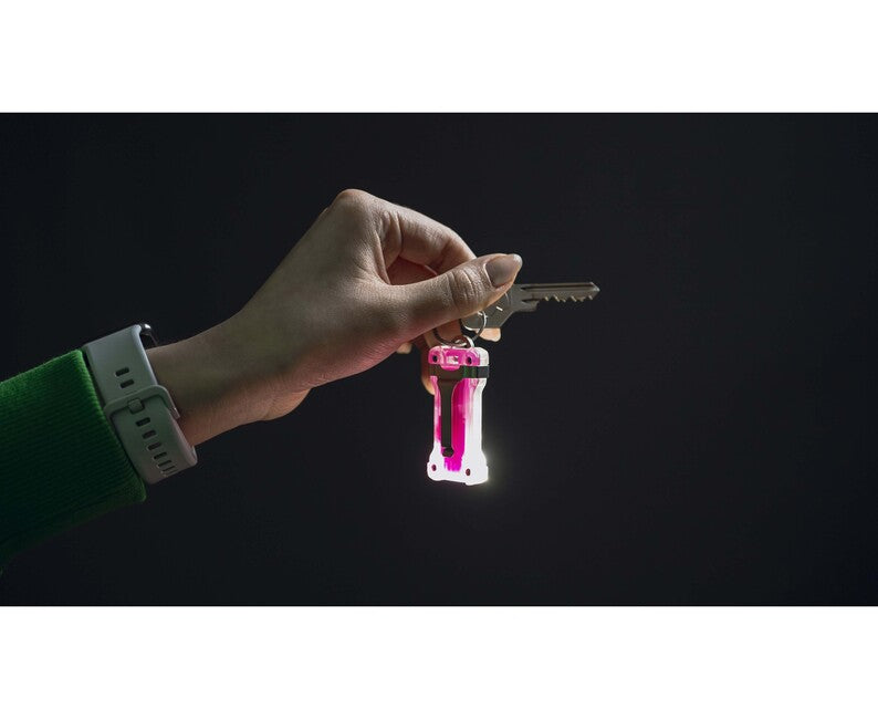 ArmyTek Zippy LED kulcstartó, rózsaszín