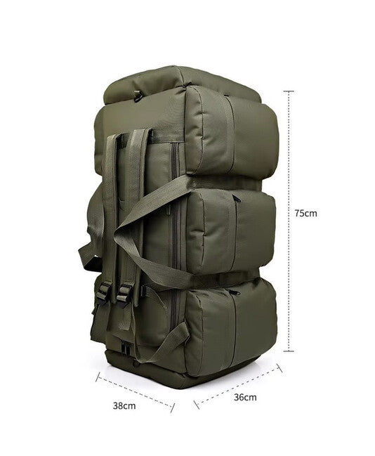 DRAGOWA Tactical Dagger 90 L támadó Assault hátizsák, fekete