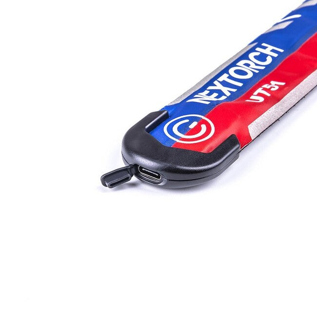 NexTorch® UT51 villogó biztonsági szalag, piros-kék