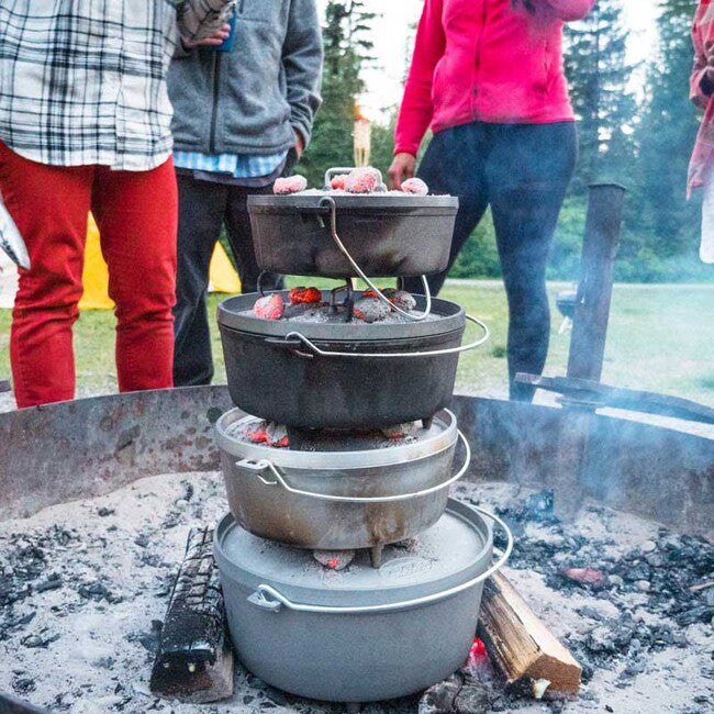 GSI Outdoors Guidecast Dutch Oven öntöttvas dutch oven 6.6 l