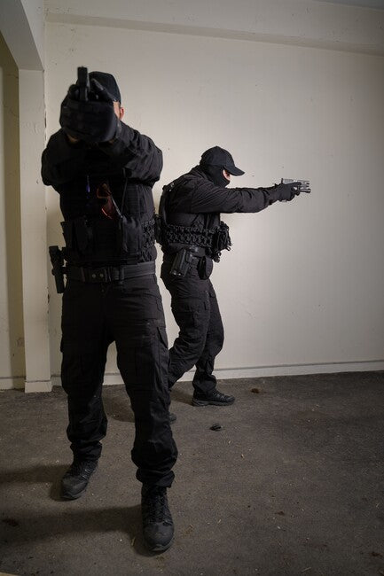 Pentagon Police férfi öv 5cm, fekete