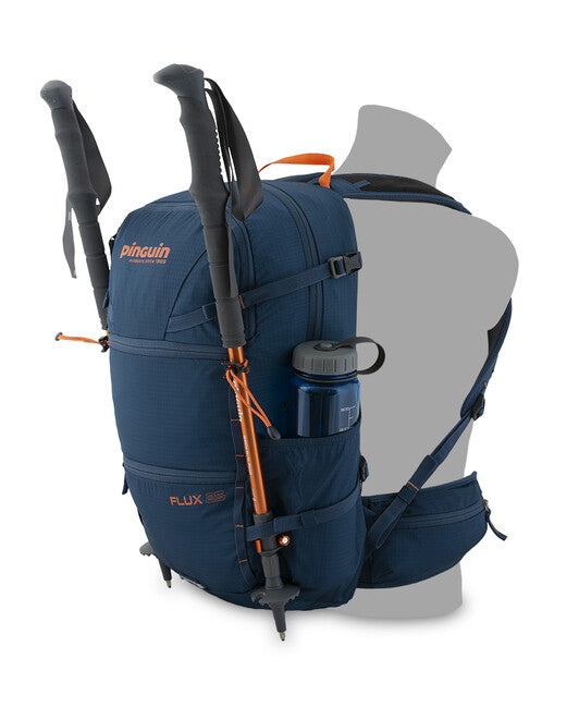 Pinguin Flux 25 hátizsák, 25 L, fekete
