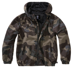 Brandit Summer Frontzip Windbreaker gyerek kabát, darkcamo