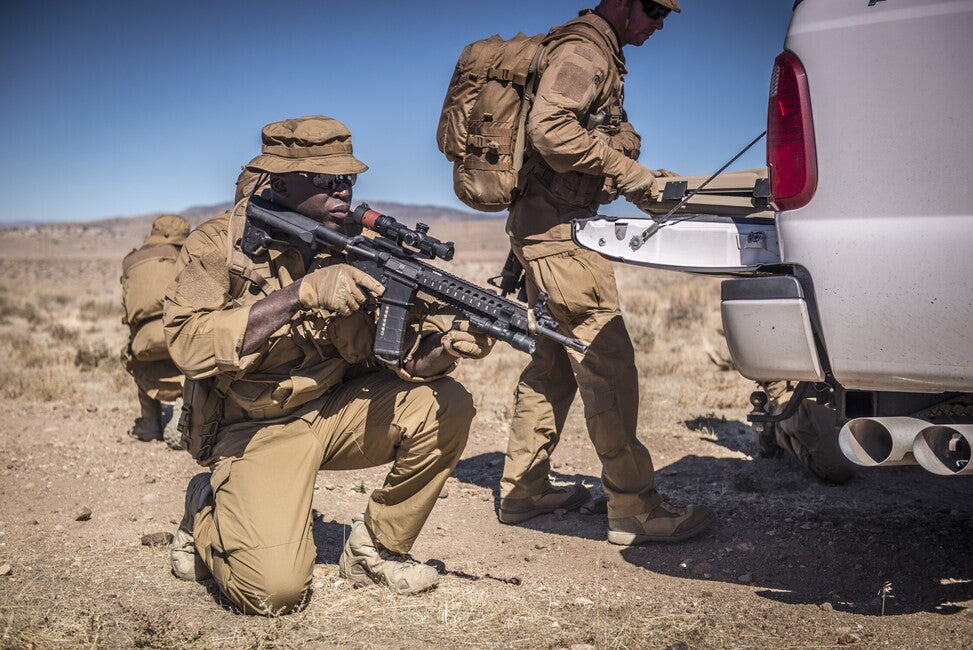 Helikon-Tex MBDU® nadrág NYCO RIPSTOP, coyote