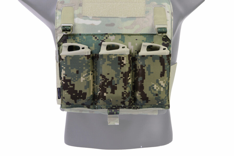 Emersongear panel taktikai mellényhez három M4 tárhoz, multicam 500D