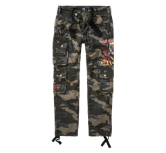 Brandit Iron Maiden Pure Slim nadrág darkcamo, dark camo