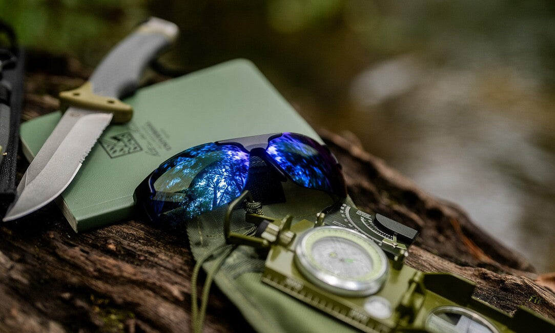 Wiley X Prime napszemüveg Captivate Polarized blue mirror, gloss crystal grey