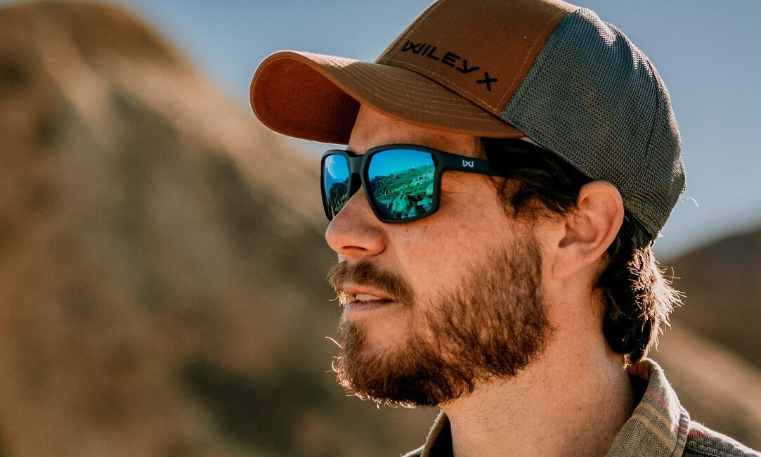 Wiley X Sierra napszemüveg Captivate Polarized Blue mirror, matte black