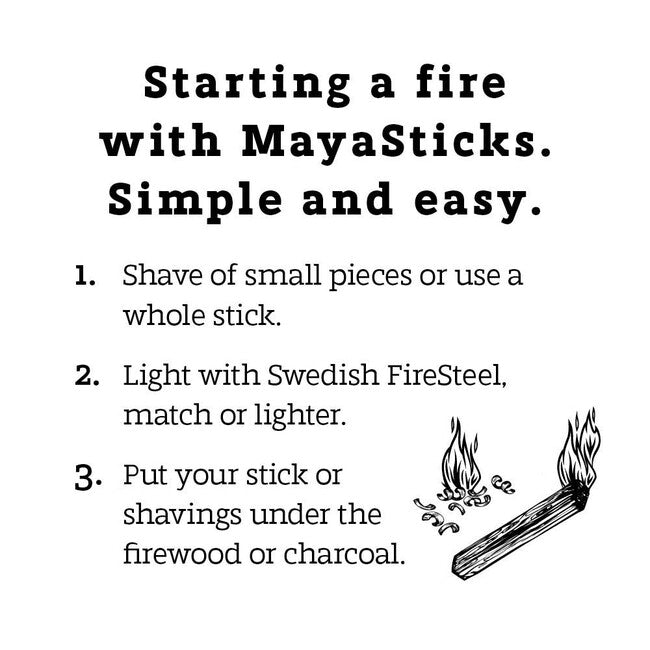 LIGHT MY FIRE MayaSticks tűzgyújtó fa 450 g